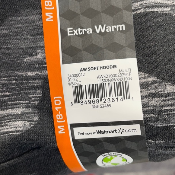 NWT medium  Women’s Pullover Hooded Sweatshirt from Athletic Works - Picture 7 of 8